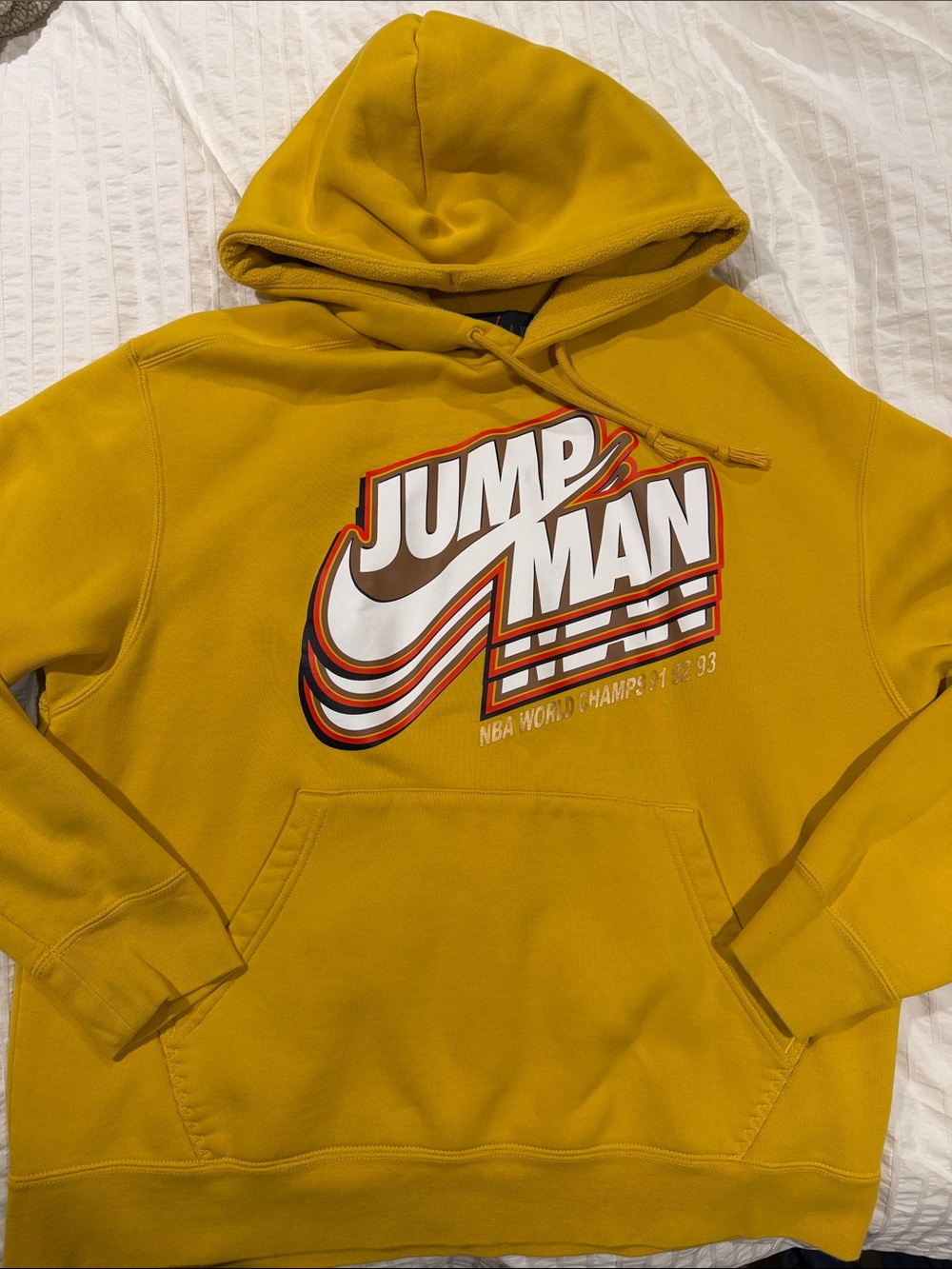Nike Jumpman Graphic Hoodie - Mustard Yellow
